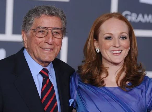 Antonia Bennett with her father late Tony Bennett